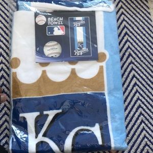 KC Royals beach towel